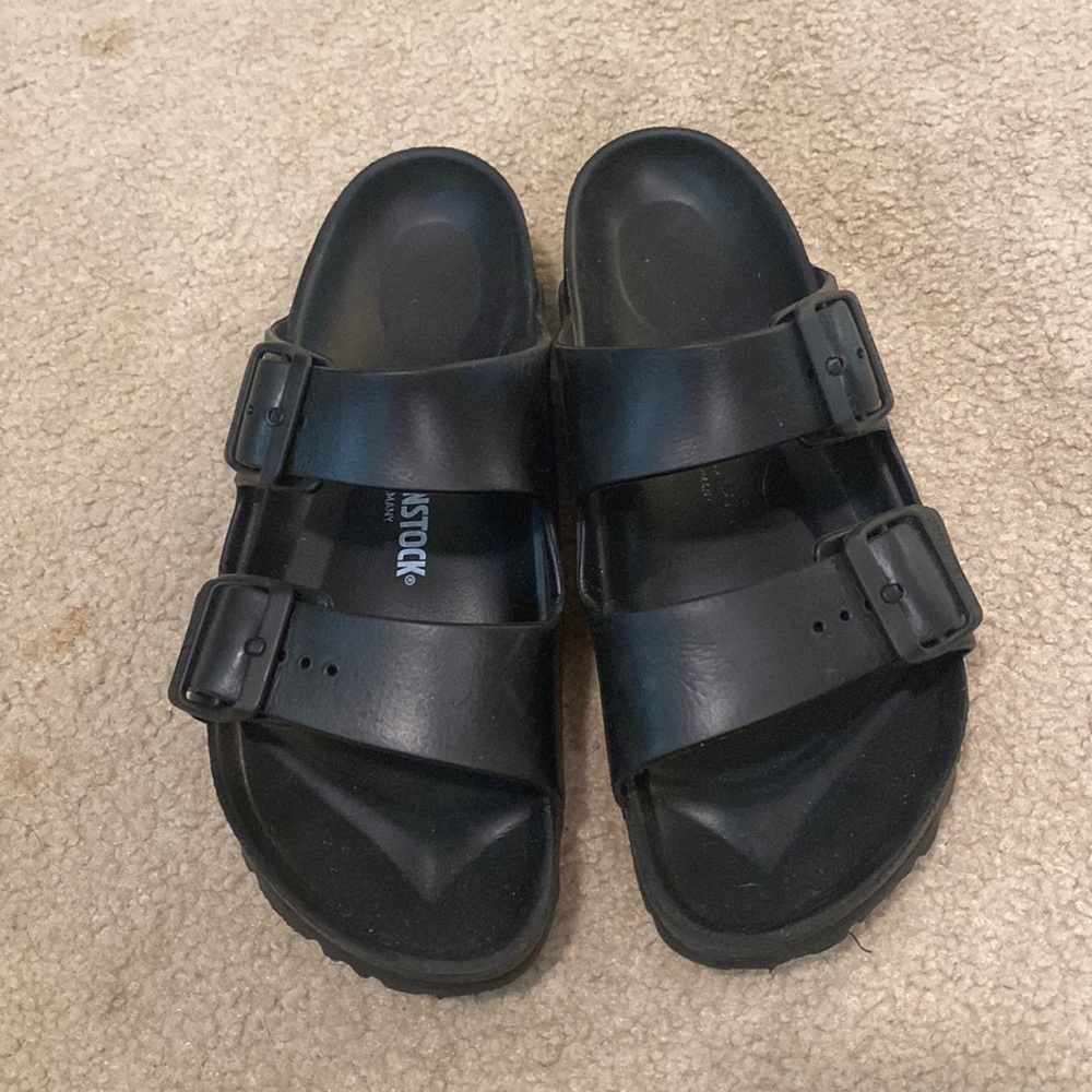 Black water proof Birkenstock’s